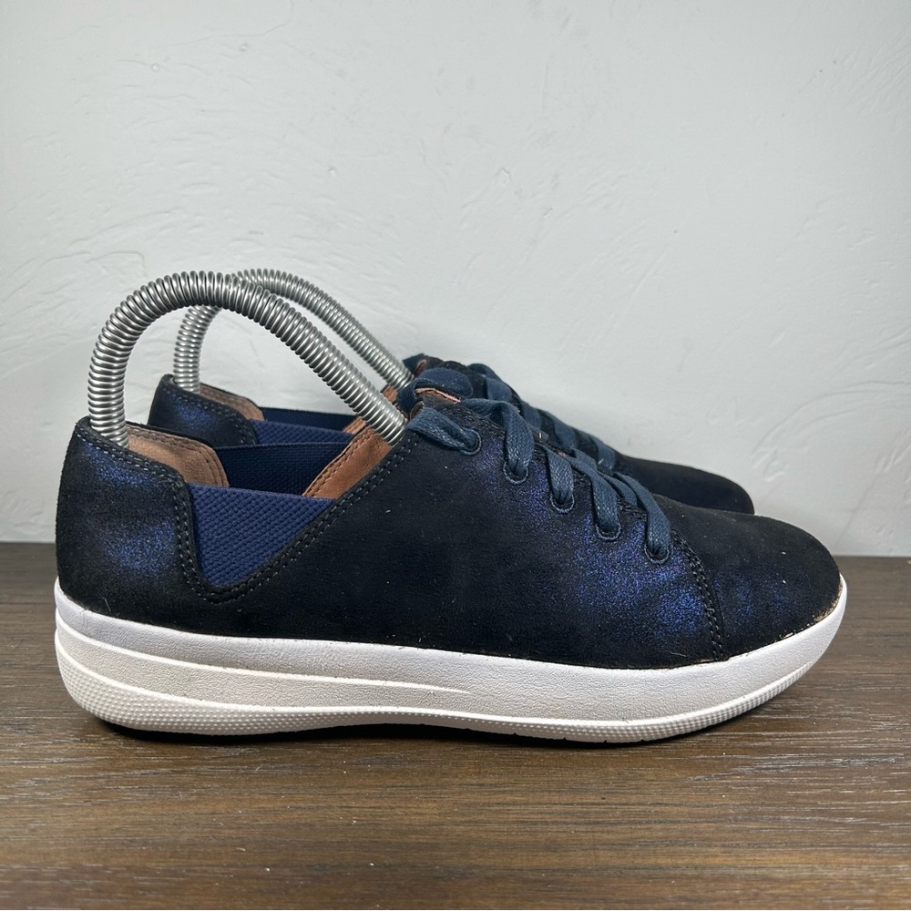 fitflop valentia metallic sneaker